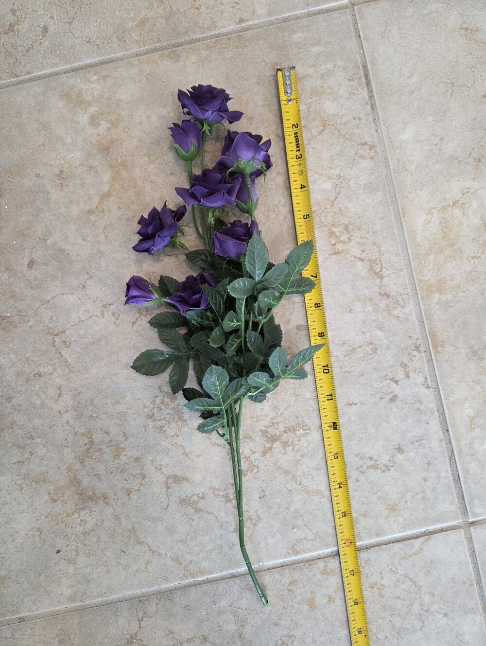 Purple Small Roses Artificual